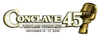 Conclave 45  dated logo with microphone.png